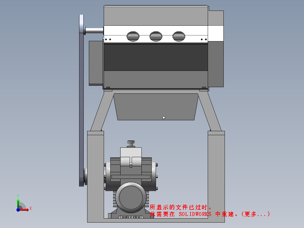 甘蔗榨汁机的设计三维SW+CAD+说明书