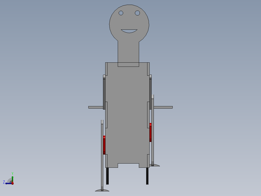 solidworks 中的步行玩具设计