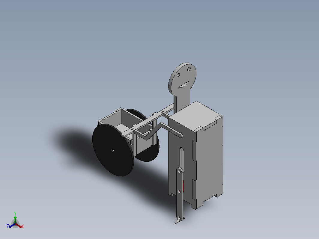 solidworks 中的步行玩具设计