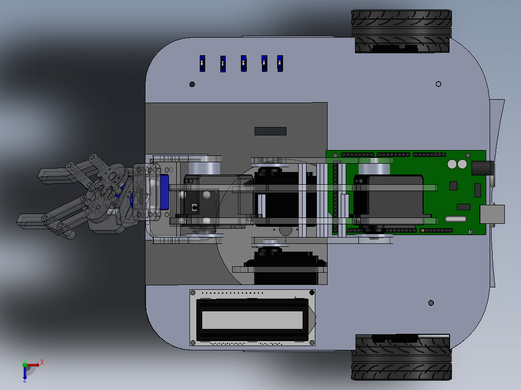 Mobile Robot跟踪机械手编程小车