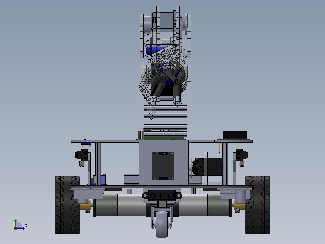 Mobile Robot跟踪机械手编程小车