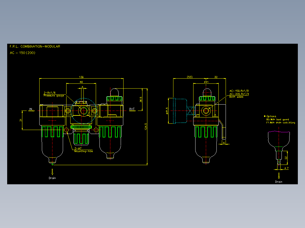 气缸 AC-150(200)