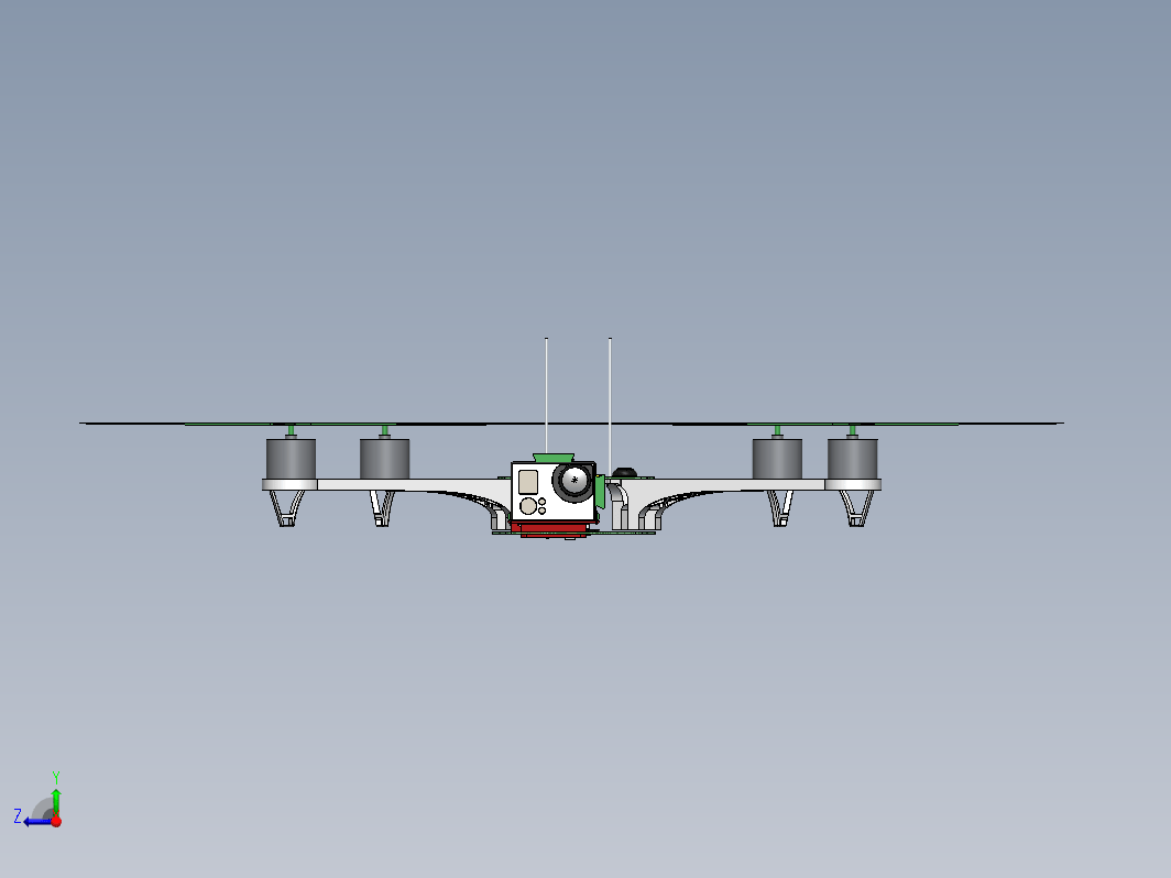 tbs-quadcopter四旋翼直升机框架