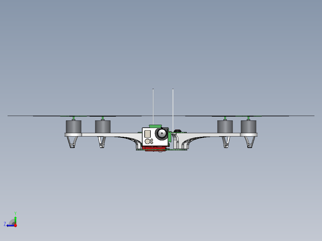 tbs-quadcopter四旋翼直升机框架