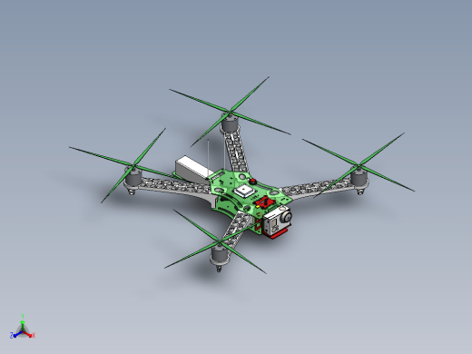 tbs-quadcopter四旋翼直升机框架缩略图