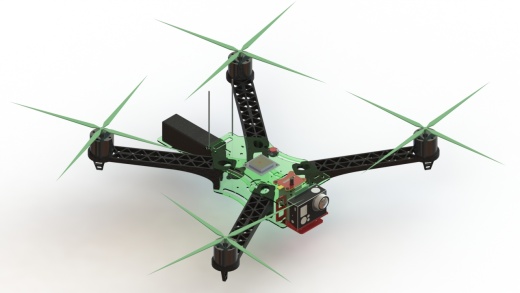 tbs-quadcopter四旋翼直升机框架缩略图