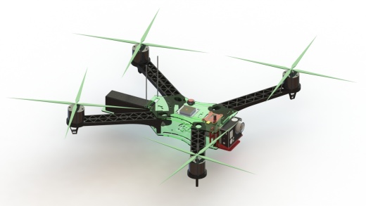 tbs-quadcopter四旋翼直升机框架缩略图