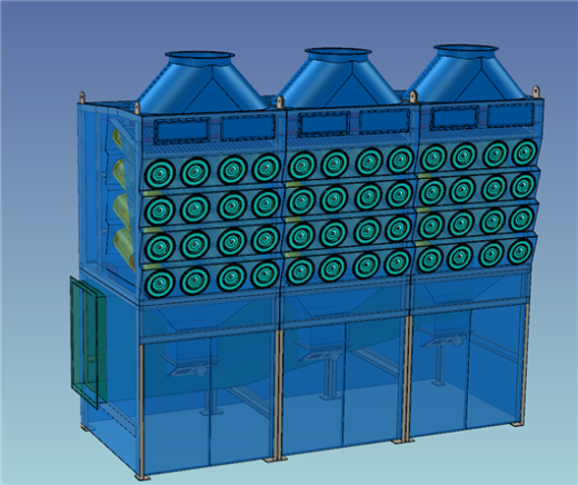 8万风量斜插式滤筒除尘器缩略图