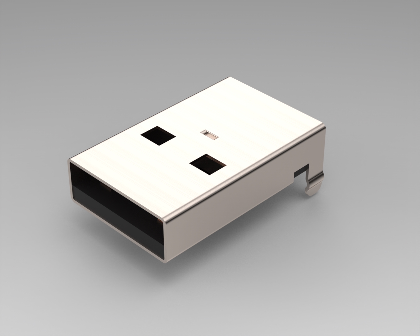 USB 连接器 A 型公头，SMT