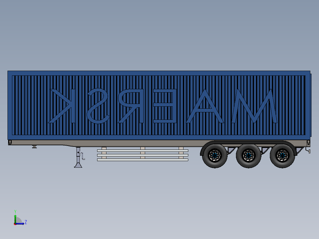 MAERSK马士基集装箱拖车