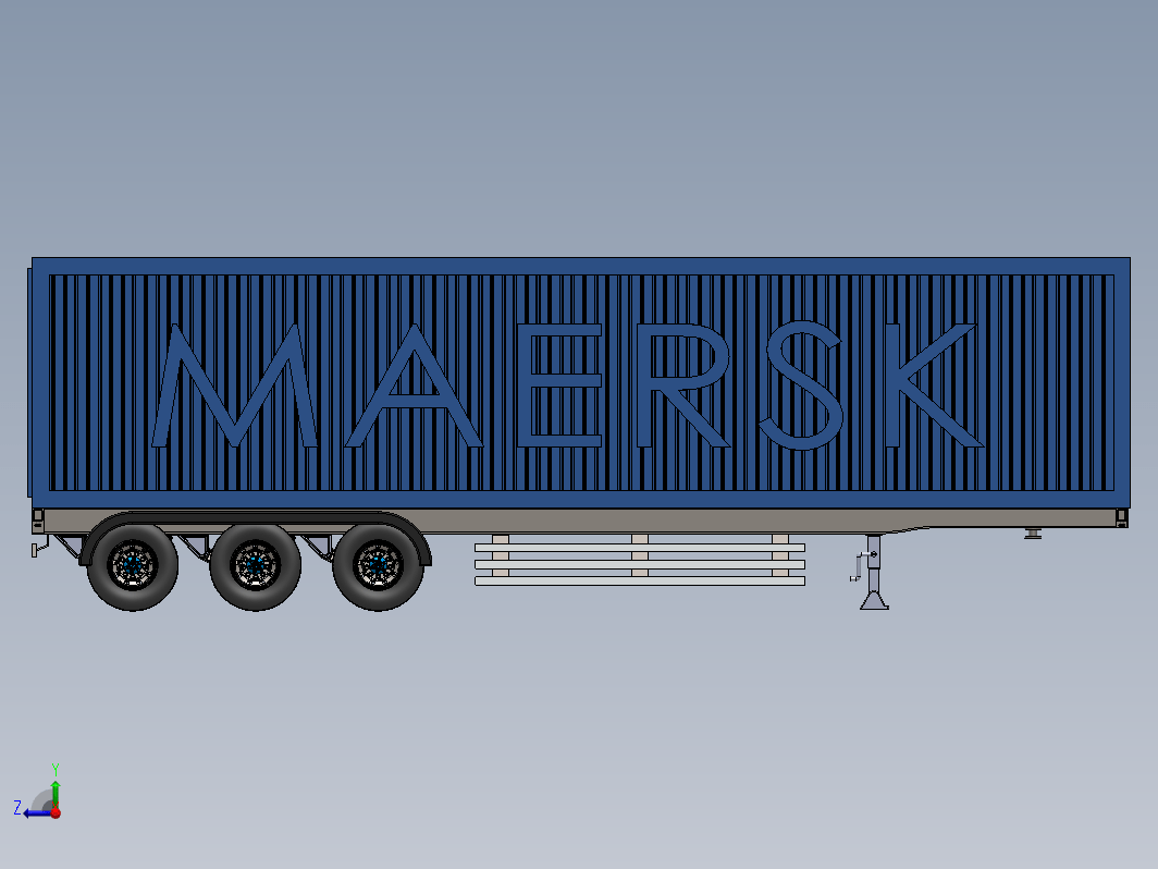 MAERSK马士基集装箱拖车