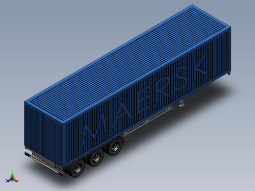 MAERSK马士基集装箱拖车缩略图