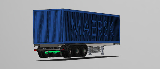 MAERSK马士基集装箱拖车缩略图