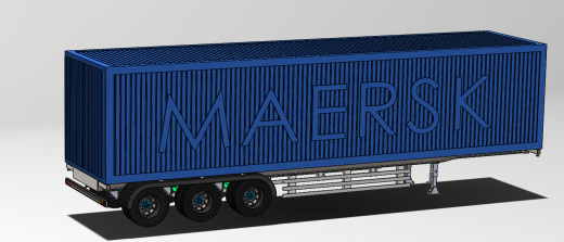 MAERSK马士基集装箱拖车缩略图