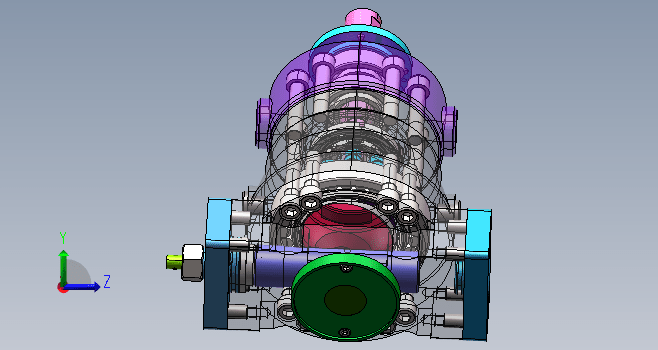 轴向变量柱塞泵Solidworks图纸