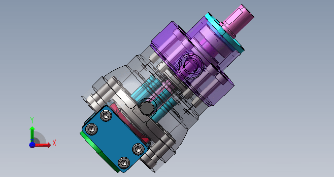 轴向变量柱塞泵Solidworks图纸