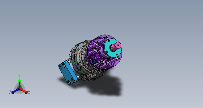 轴向变量柱塞泵Solidworks图纸