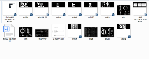 1200D341X-10C中线蝶阀图纸+CAD+说明书缩略图
