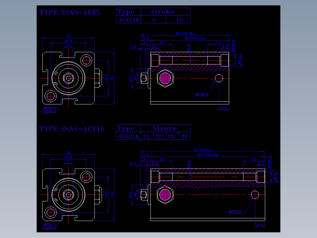 SDA气缸 83-SSA-16-SN