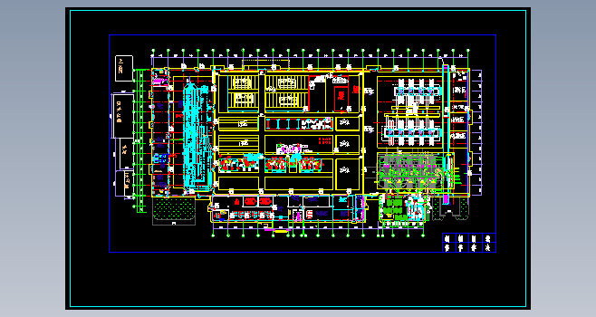 厂房设备布置CAD图纸