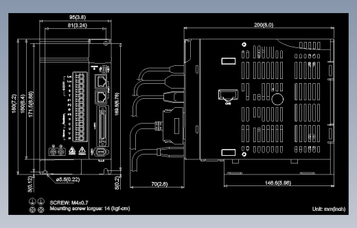 伺服电机ASD-A3-2023- M图纸缩略图