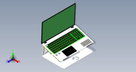 F0309-电脑笔记本模型图缩略图