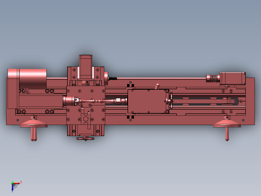 迷你小型车床3D模型