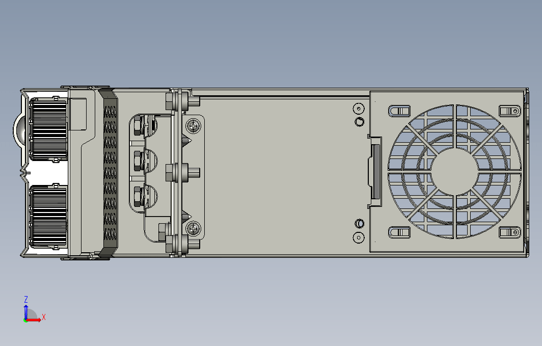 高性能多机传动驱动器STEP_B00(MD810-50M4T18.5G300+整机外形图)