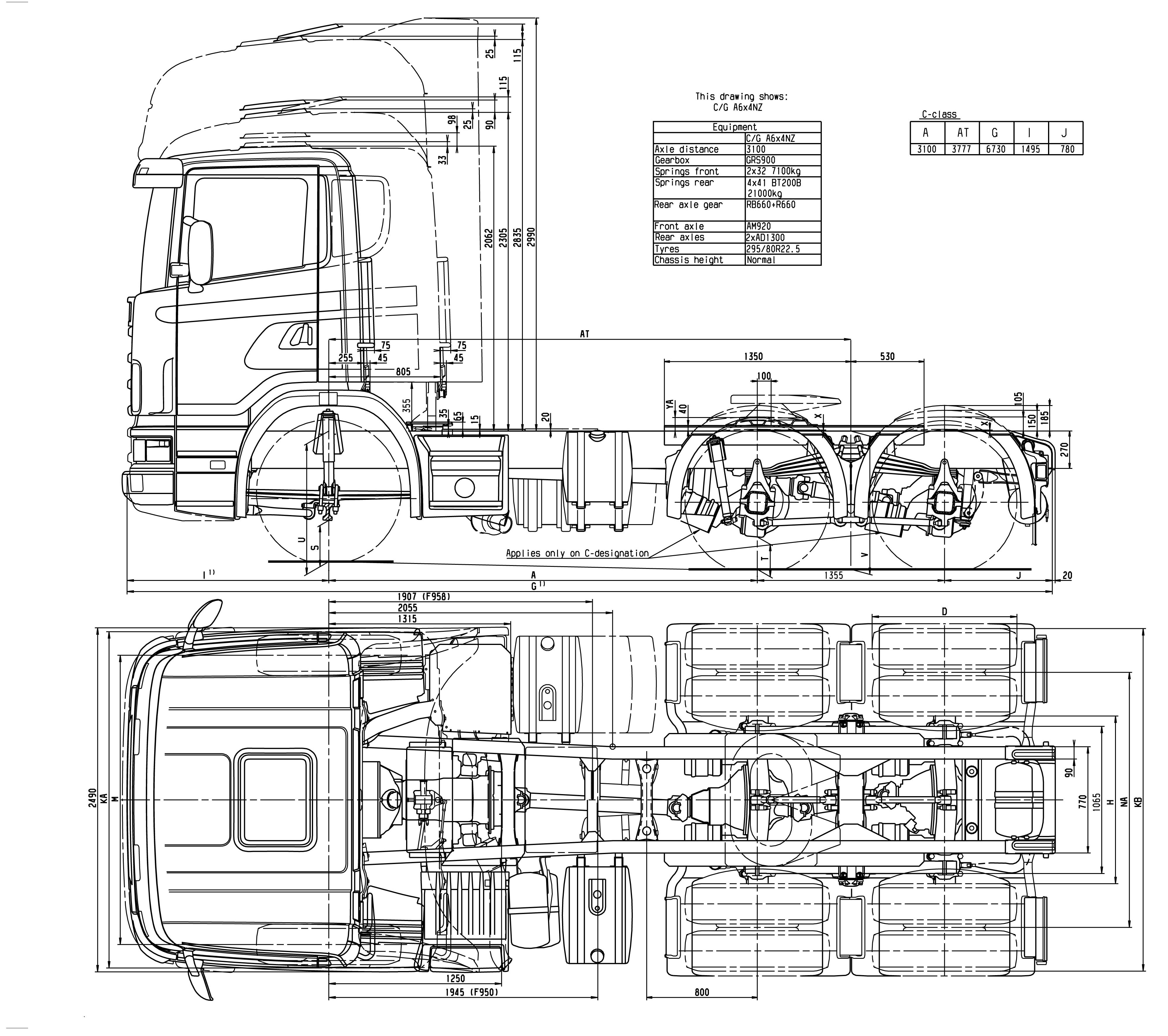 V8 6x4大卡车头模型