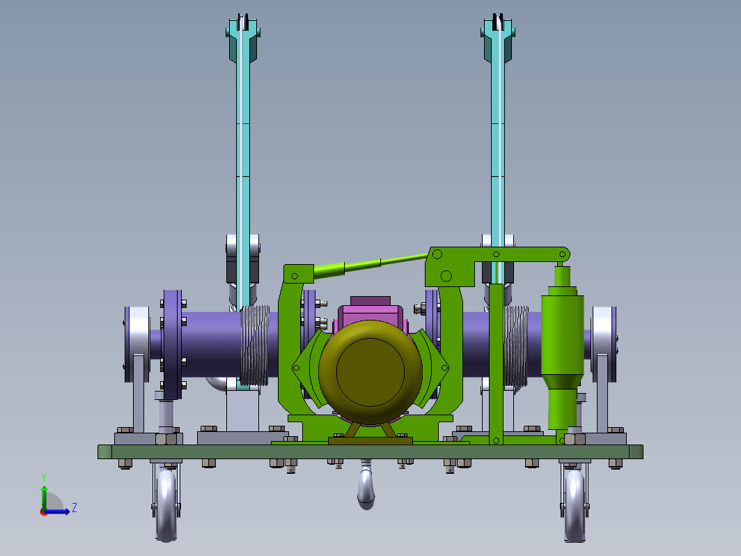 高层建筑外墙清洗机-升降机部分的设计+CAD+说明书