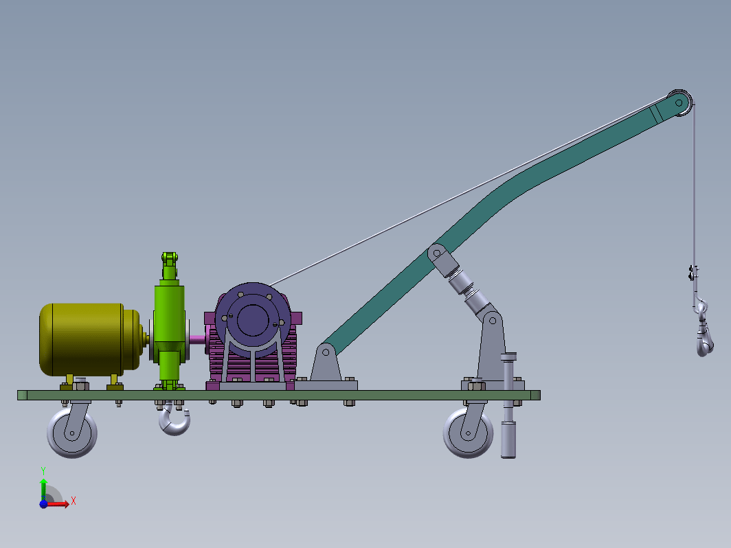 高层建筑外墙清洗机-升降机部分的设计+CAD+说明书