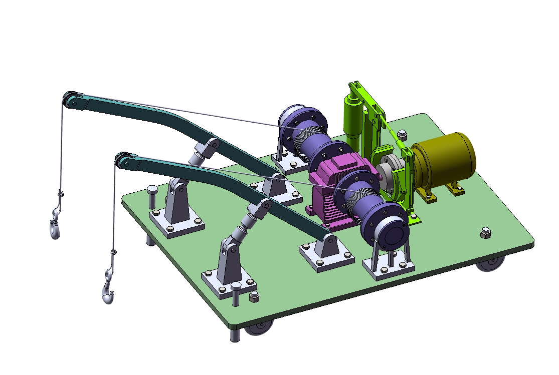 高层建筑外墙清洗机-升降机部分的设计+CAD+说明书