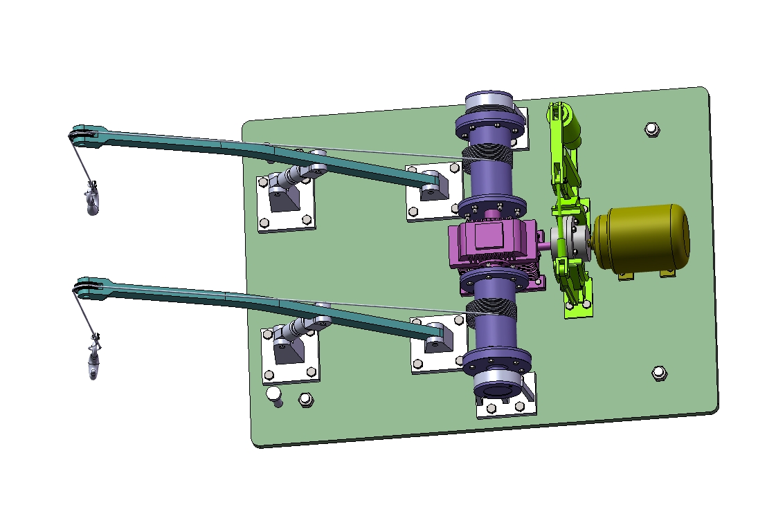 高层建筑外墙清洗机-升降机部分的设计+CAD+说明书