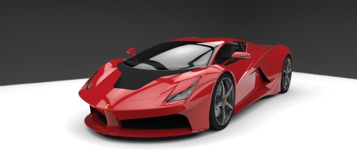 简易Ferrari f90跑车