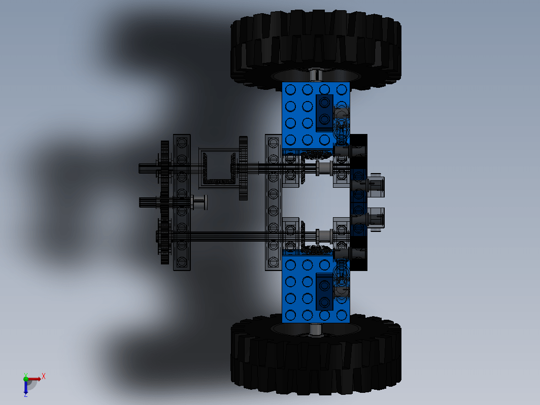 Tatra Lego拼装玩具牵引车