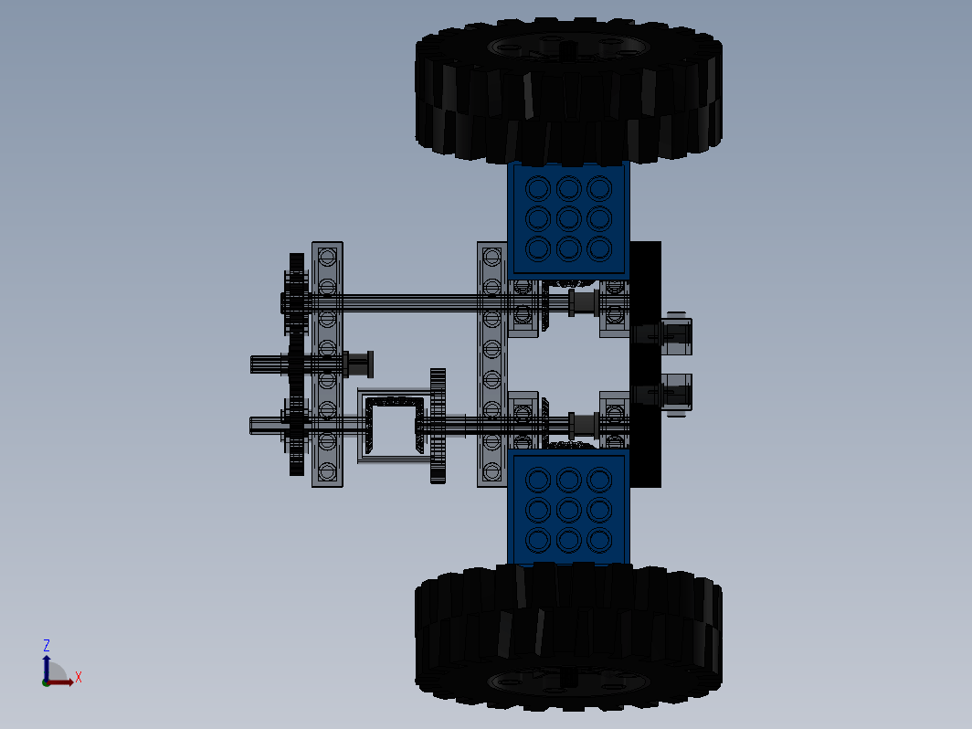 Tatra Lego拼装玩具牵引车