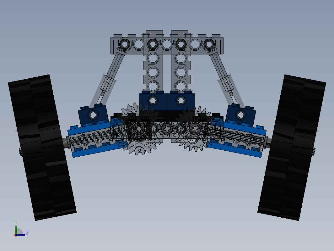 Tatra Lego拼装玩具牵引车