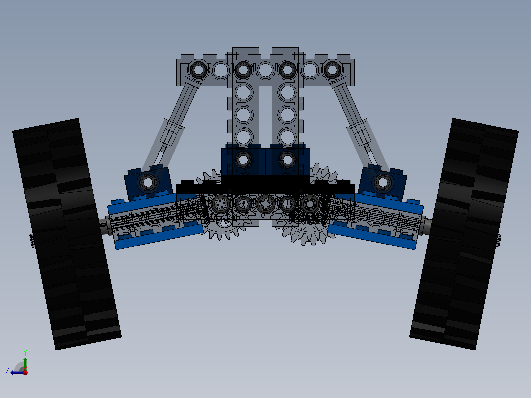 Tatra Lego拼装玩具牵引车