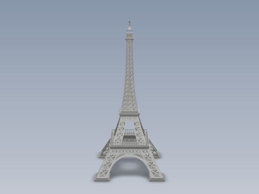 埃菲尔铁塔3D打印图缩略图