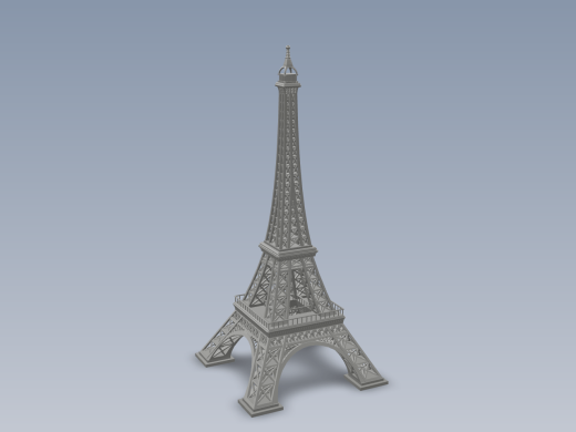 埃菲尔铁塔3D打印图缩略图