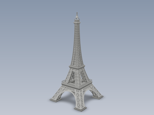 埃菲尔铁塔3D打印图缩略图