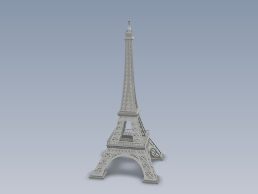 埃菲尔铁塔3D打印图缩略图