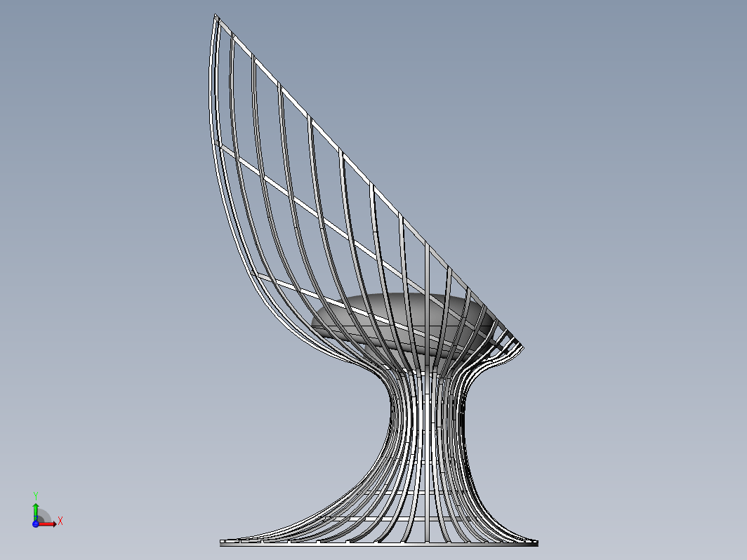 arm-chair休闲藤椅模型