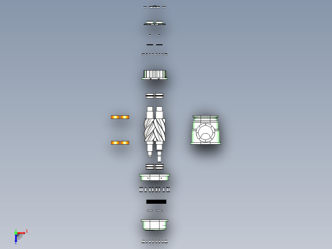 空压机机头爆炸图