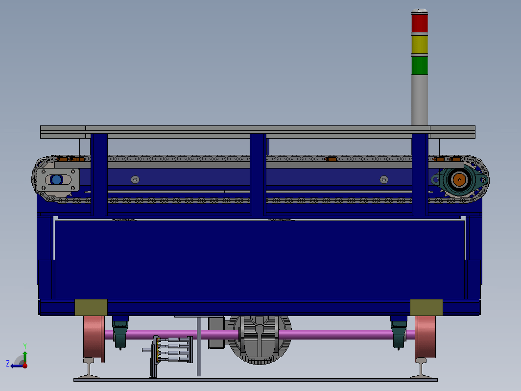 轨道车RGV(穿梭车、集电轨供电搬运车)