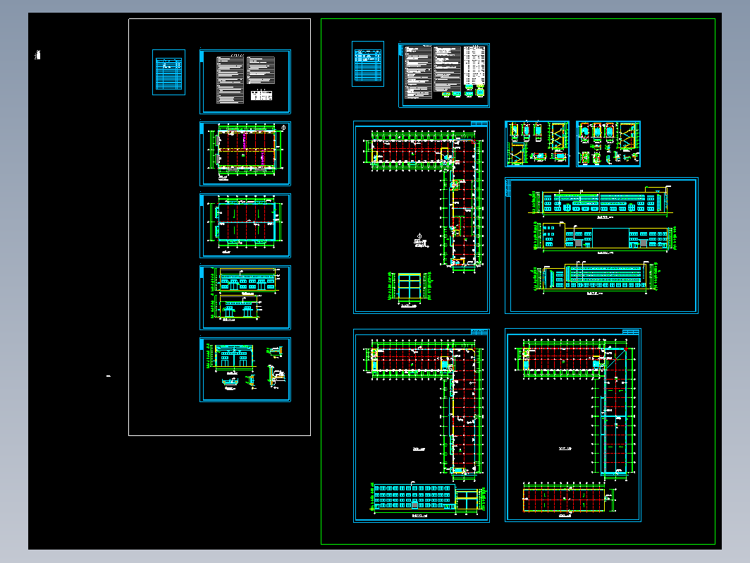 某厂房两车间建筑图