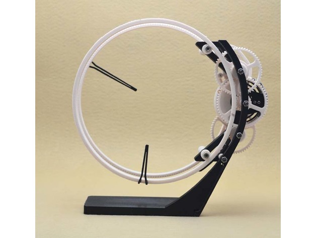 超酷可运转的3D打印时钟