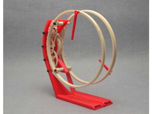 超酷可运转的3D打印时钟缩略图