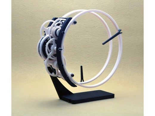 超酷可运转的3D打印时钟缩略图