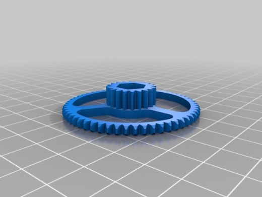 超酷可运转的3D打印时钟缩略图